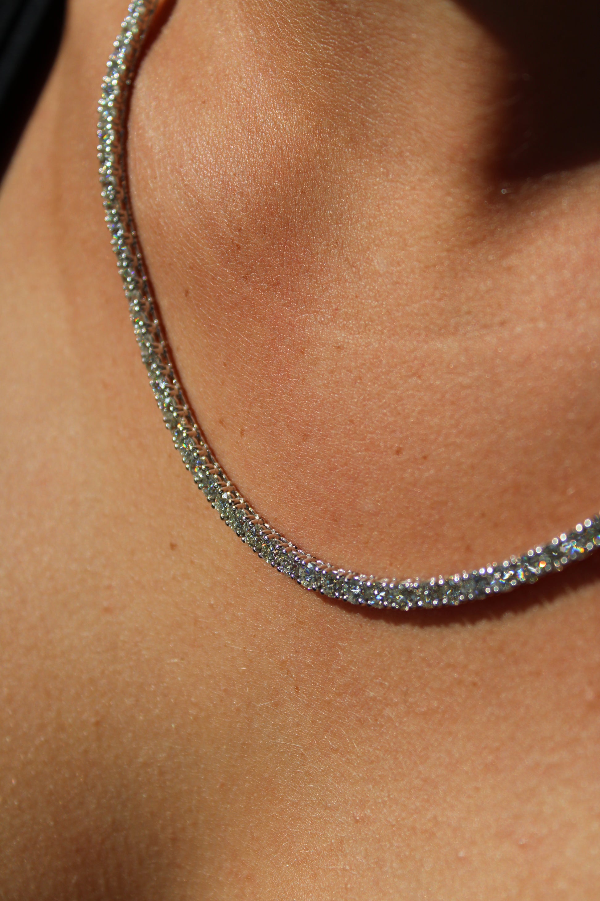 Diamond Tennis Necklace - The Jewelers Lebanon
