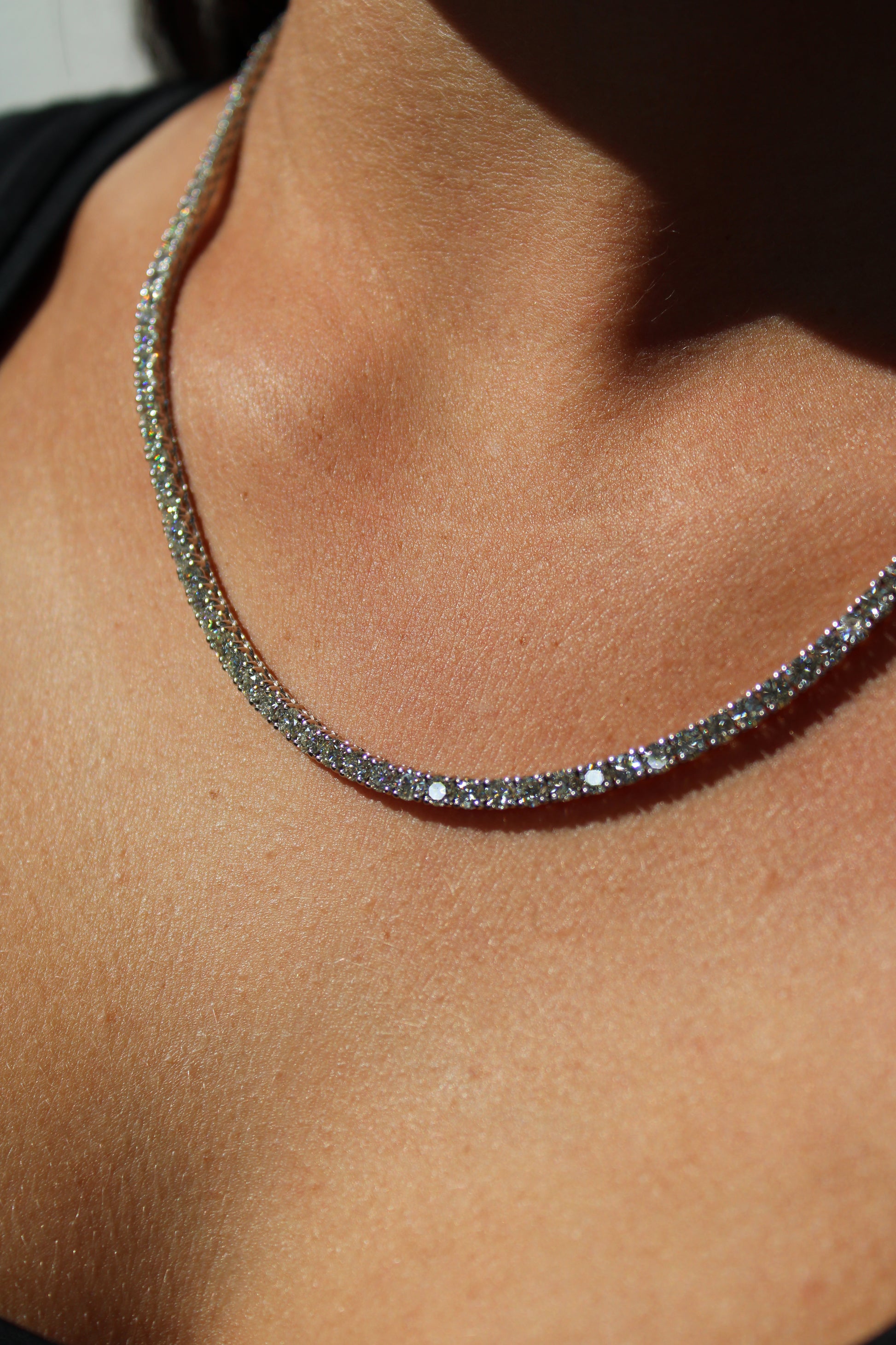 Diamond Tennis Necklace - The Jewelers Lebanon