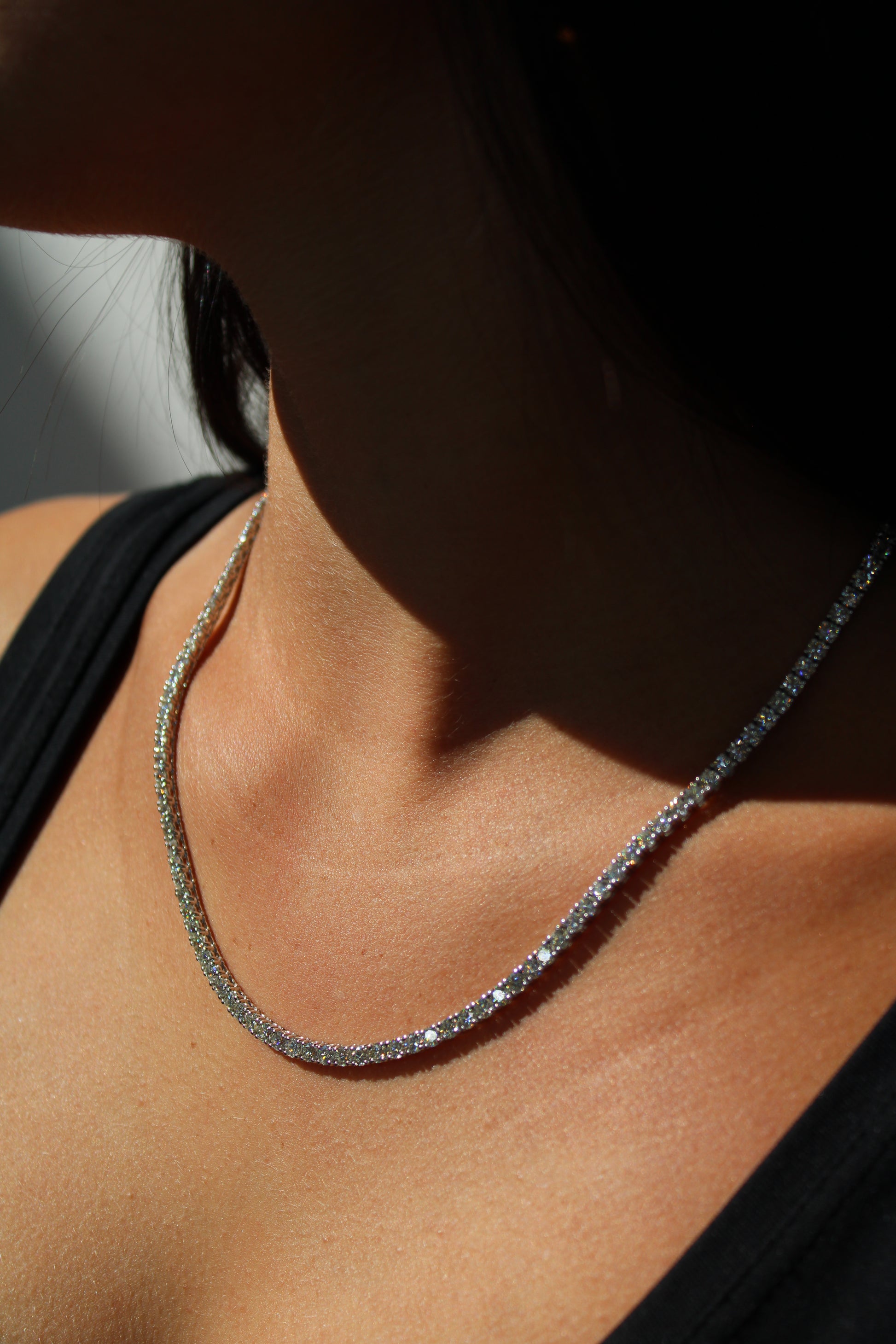 Diamond Tennis Necklace - The Jewelers Lebanon