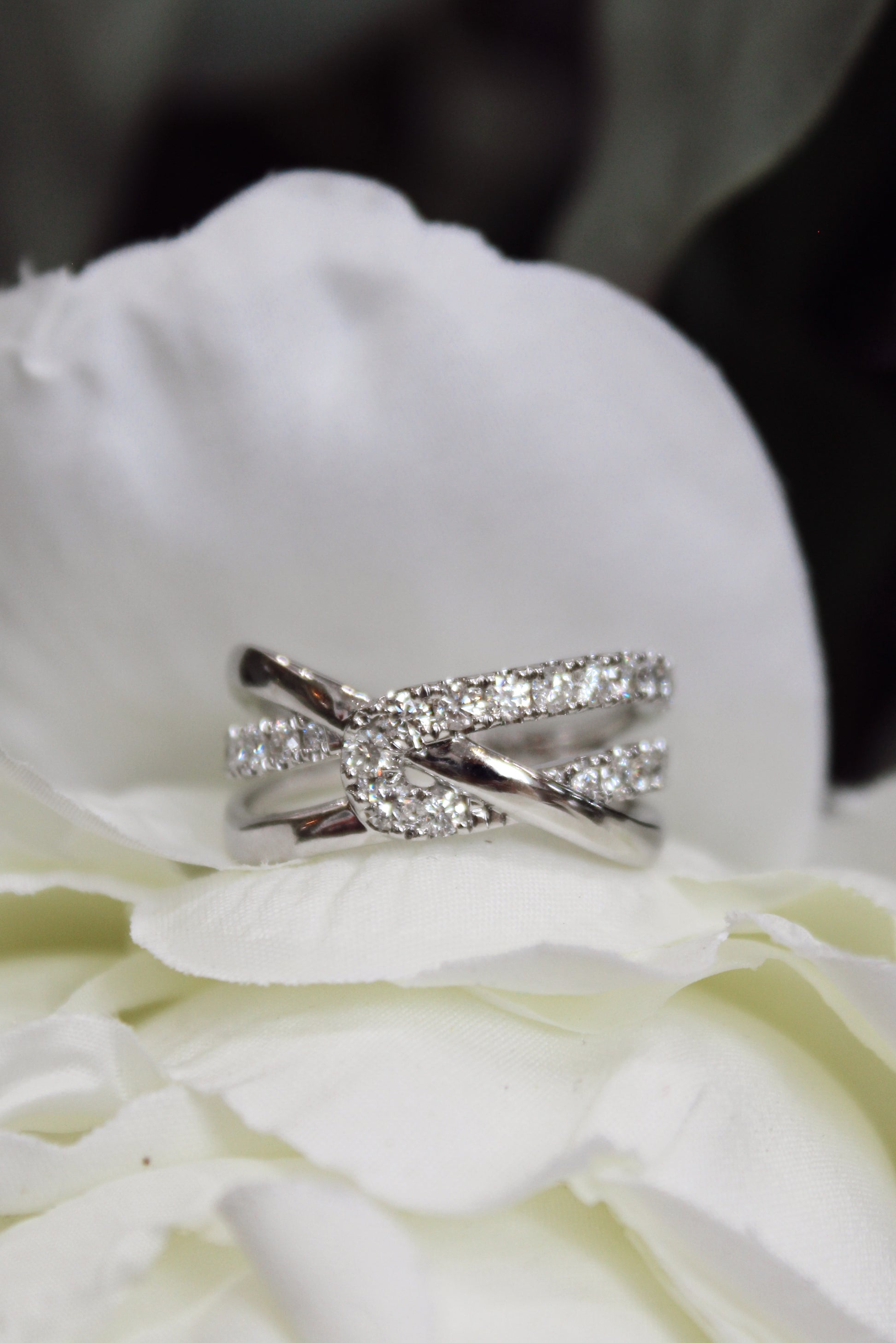 White Gold and Diamond Ring - The Jewelers Lebanon