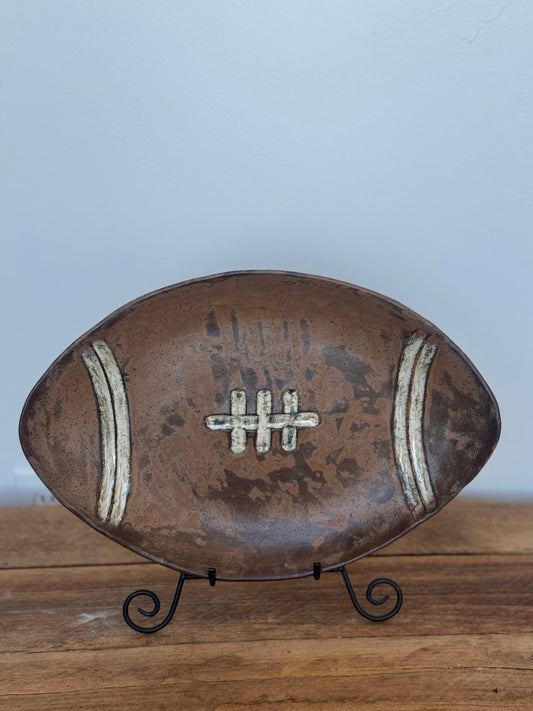Etta B Football Platter