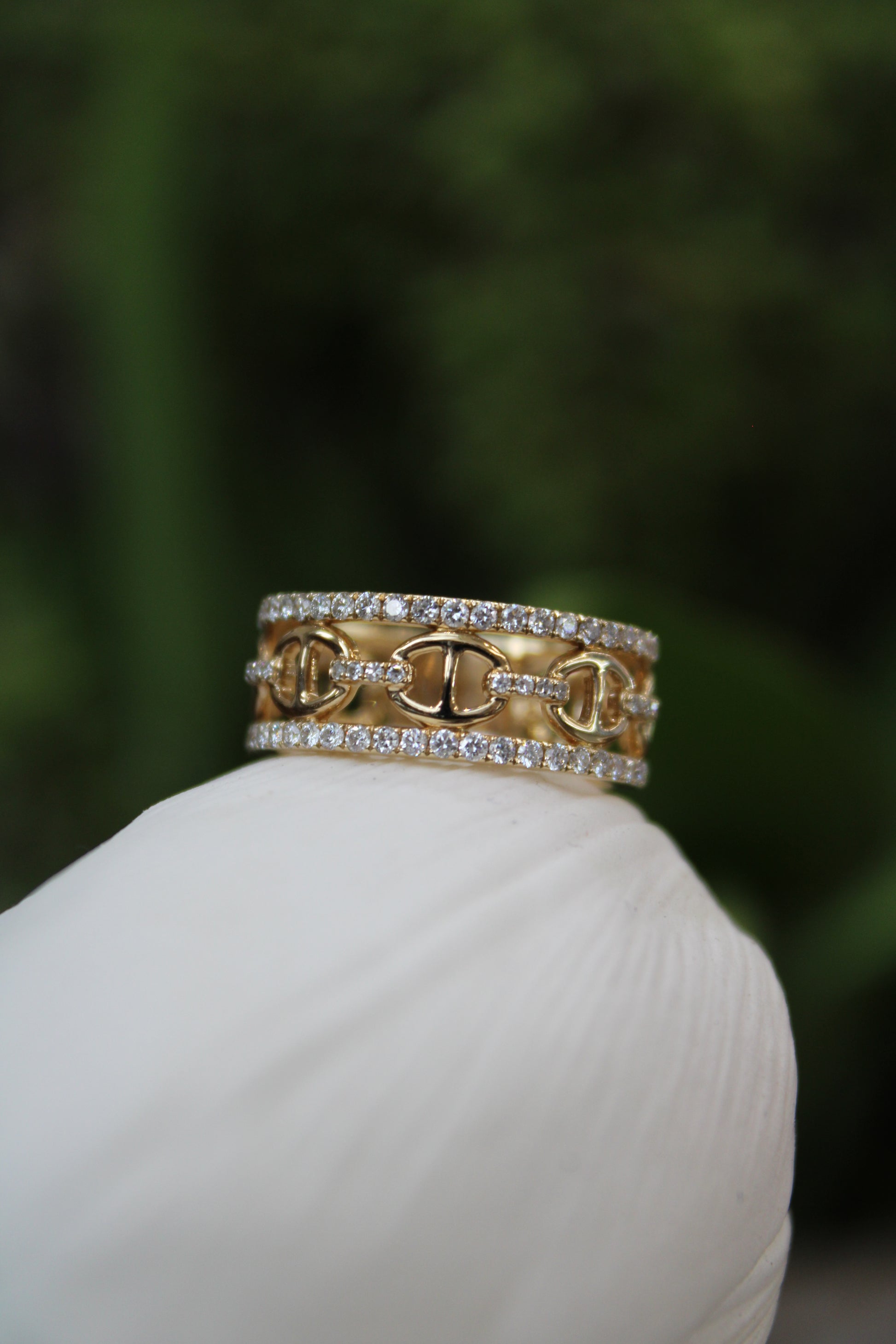 Yellow gold stackable ring - The Jewelers Lebanon