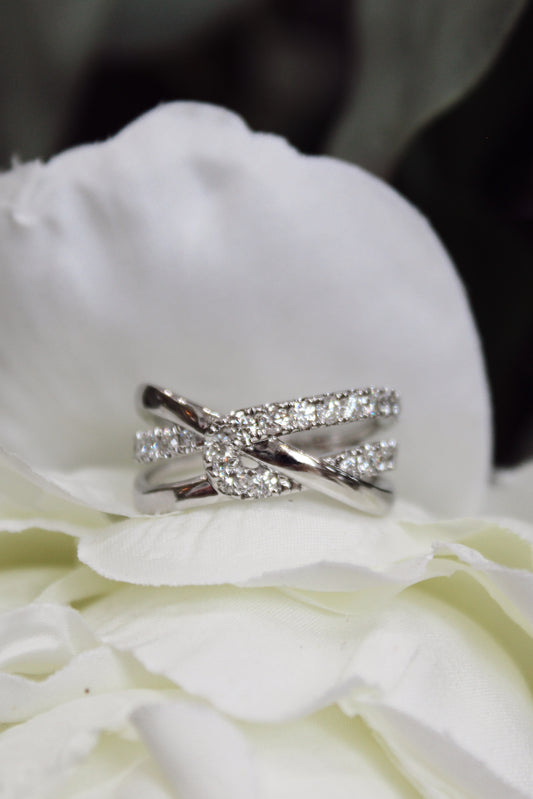 White Gold and Diamond Ring